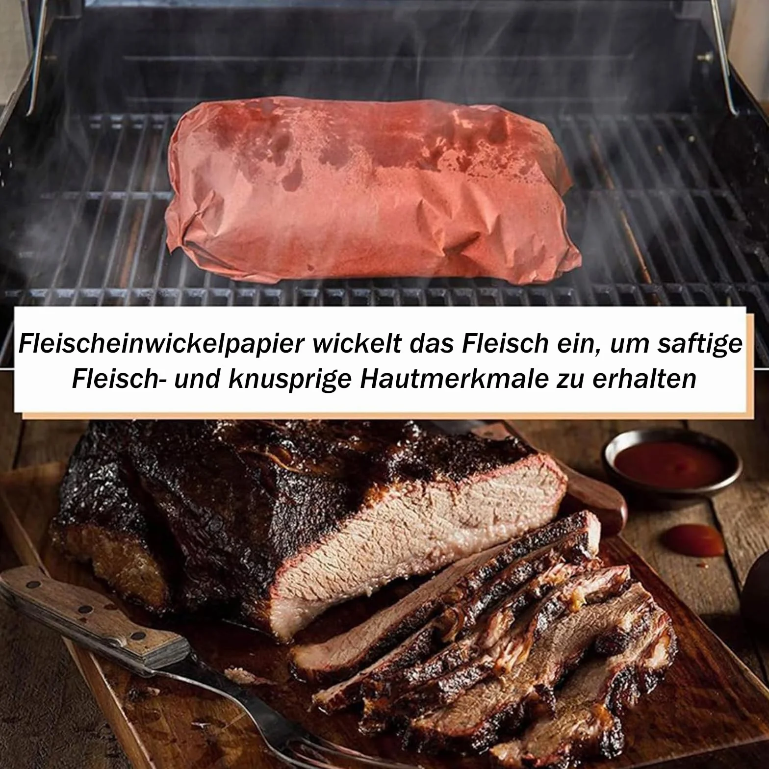 Papier rzeźniczy CALLYSONIC 30 cm x 10 m do wędzenia BBQ