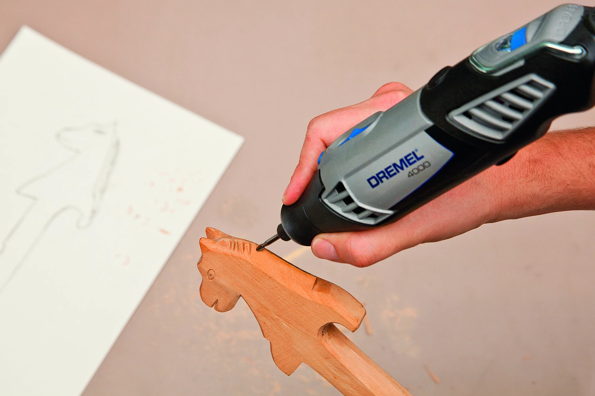 Dremel 193 końcówki frezarskie w dwupaku z zestawem akcesoriów, 2 frezy szybkotnące z długą głowicą z czołem cylindrycznym o średnicy roboczej 2,0 mm