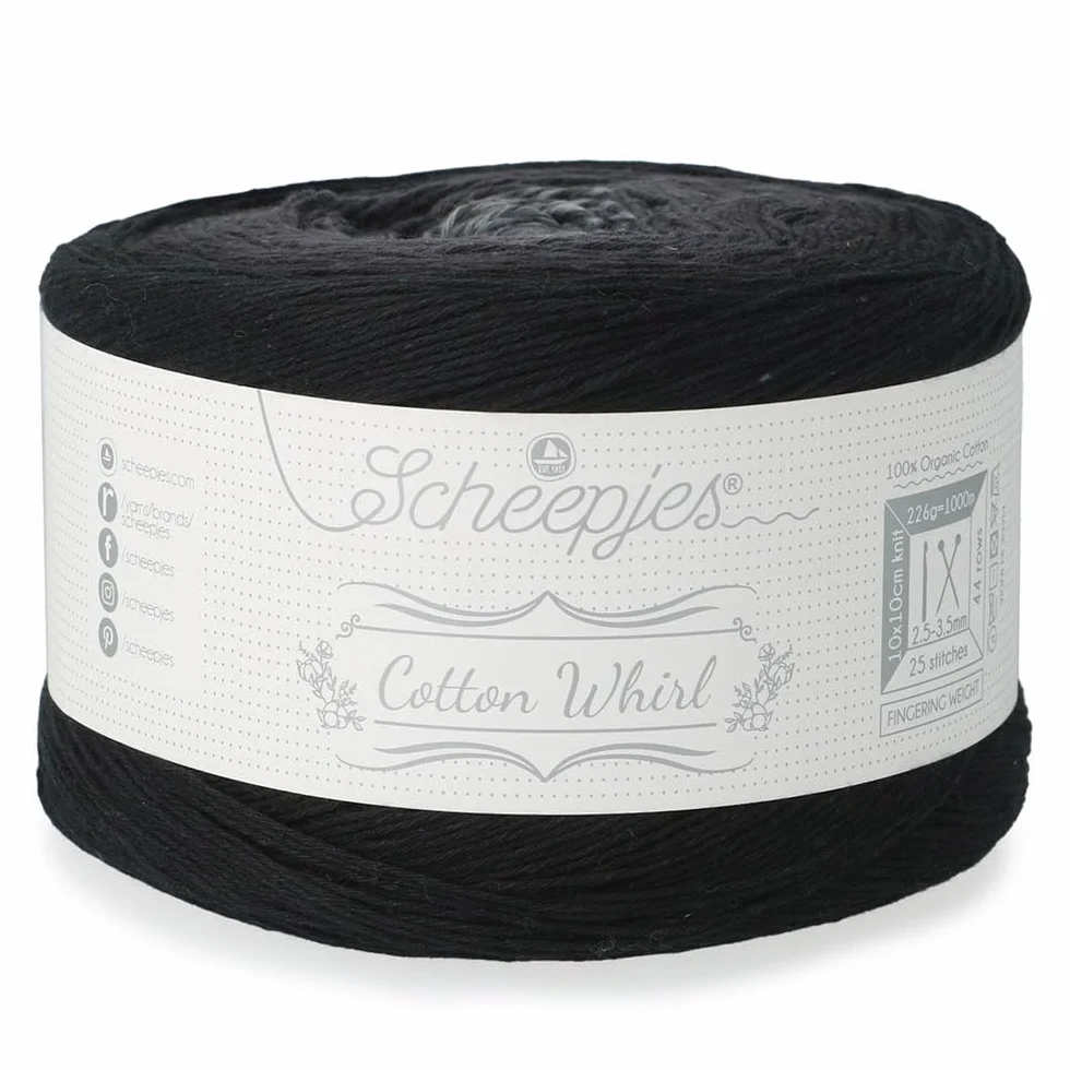 Scheepjes Cotton Whirl 1x1000m - 742 Phantom Fog