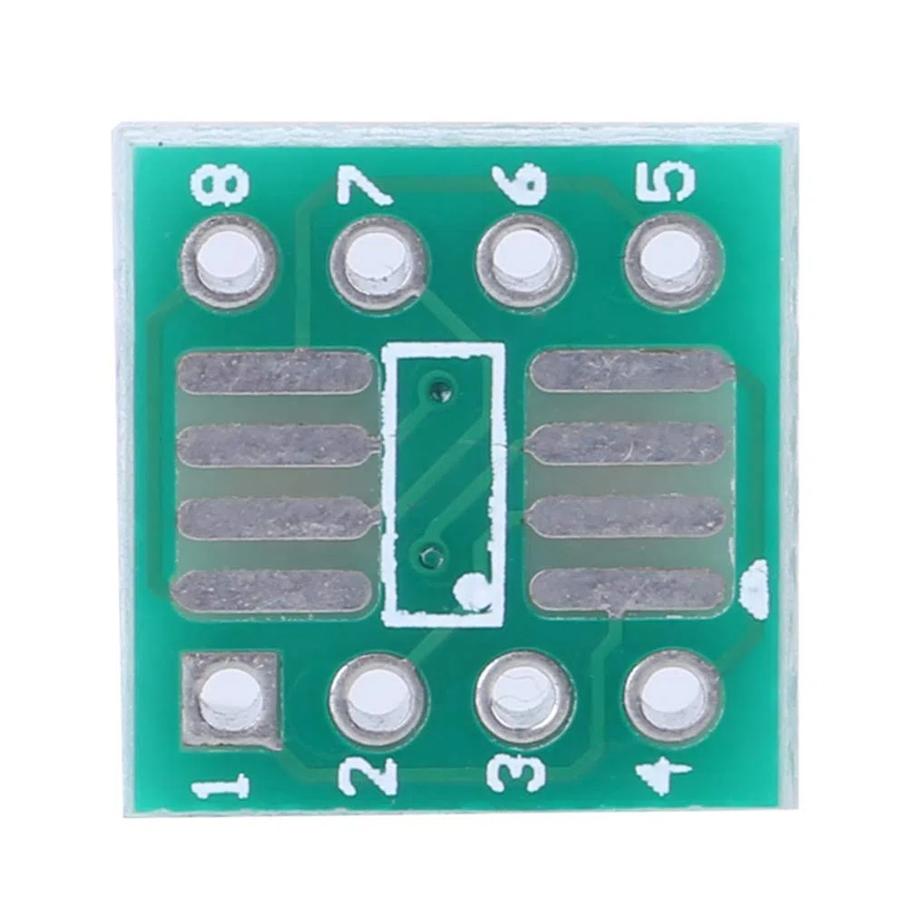 100 sztuk moduł adaptera konwertera płyta adaptera moduł konwertera lekkie akcesoria elektroniczne SOP8 SSOP8 do DIP8 TSSOP8 DIP SMD do Inline