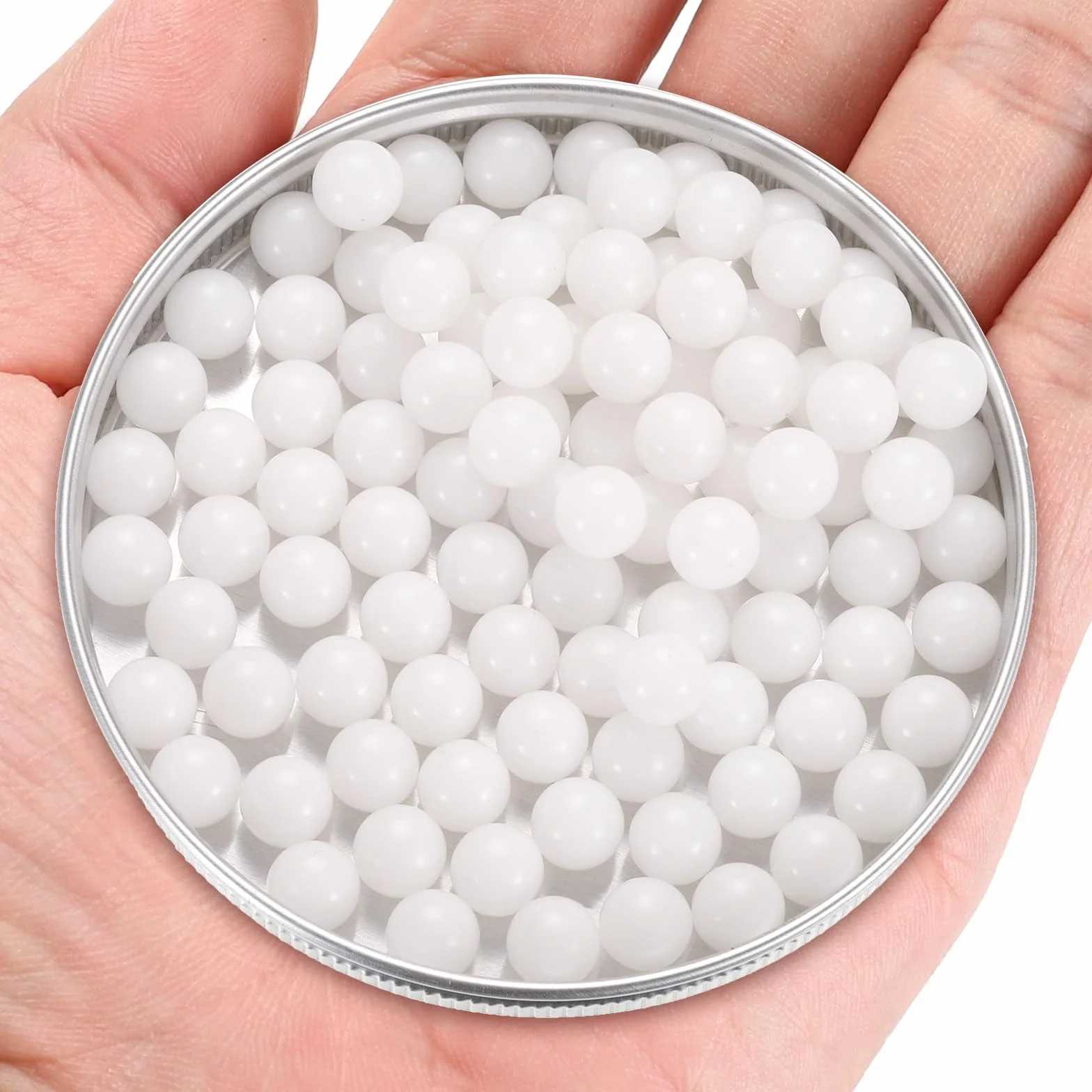 Kulki łożyskowe POM 8mm, masywne z tworzywa sztucznego, precyzyjne kulki POM 100 sztuk