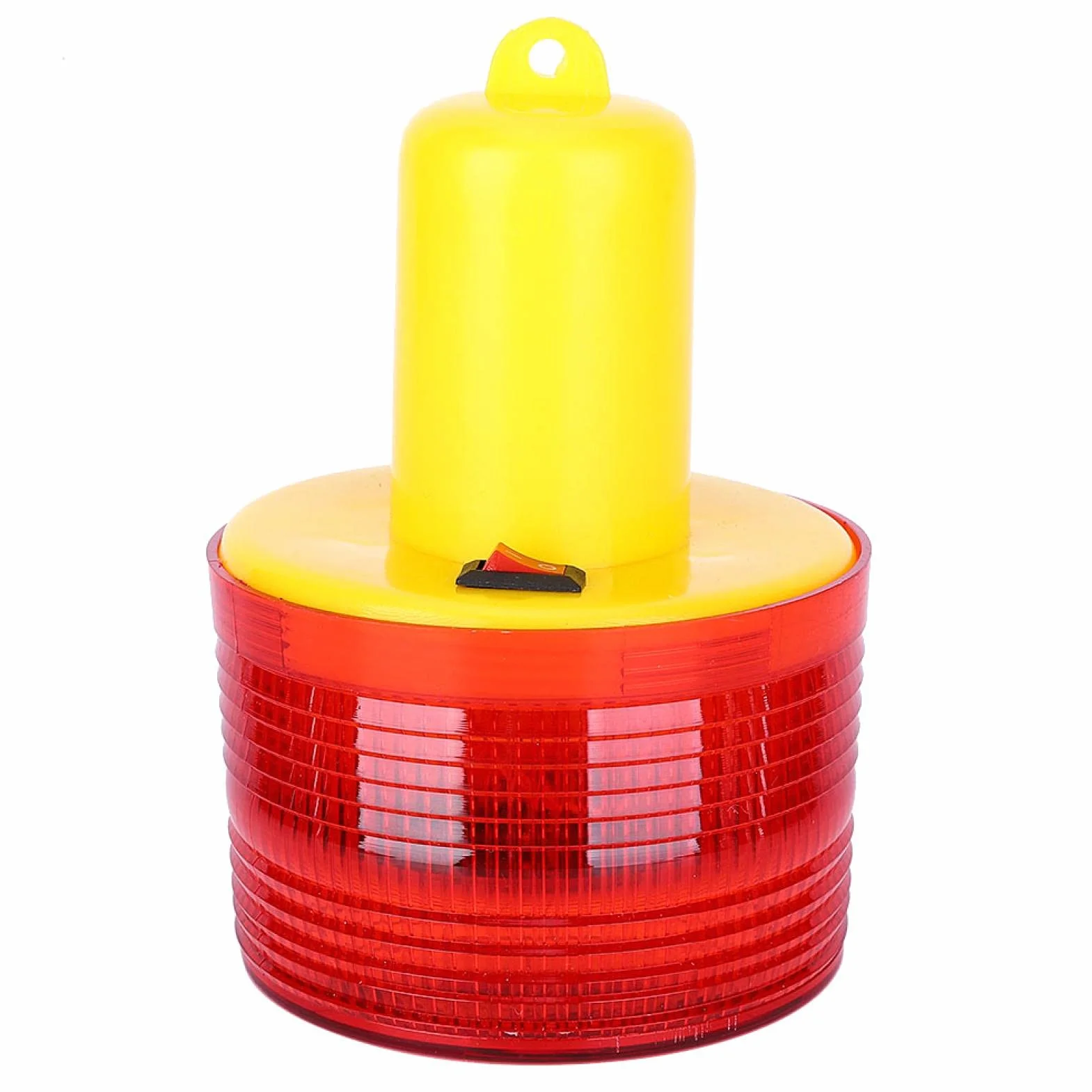 Solarna lampa ostrzegawcza LED 300A plastikowa czerwone światło do dróg