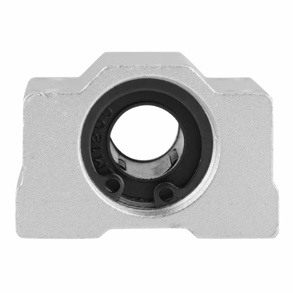 Prowadnica liniowa, 4 szt. SCS12UU Blok ślizgowy Blok prowadnicy liniowego łożyska kulkowego 36x42x28mm Aluminiowy blok ślizgowy liniowego łożyska kulkowego Liniowe łożysko kulkowe wykonane z aluminium, kulka stalowa, średnica wewnętrzna 12 mm