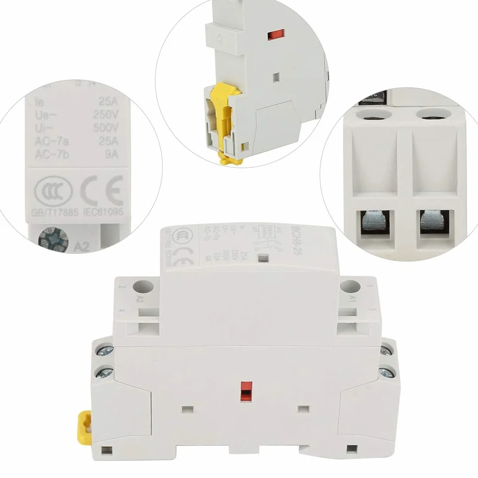 Keenso Stycznik AC 2P 25A 230V Szyna DIN