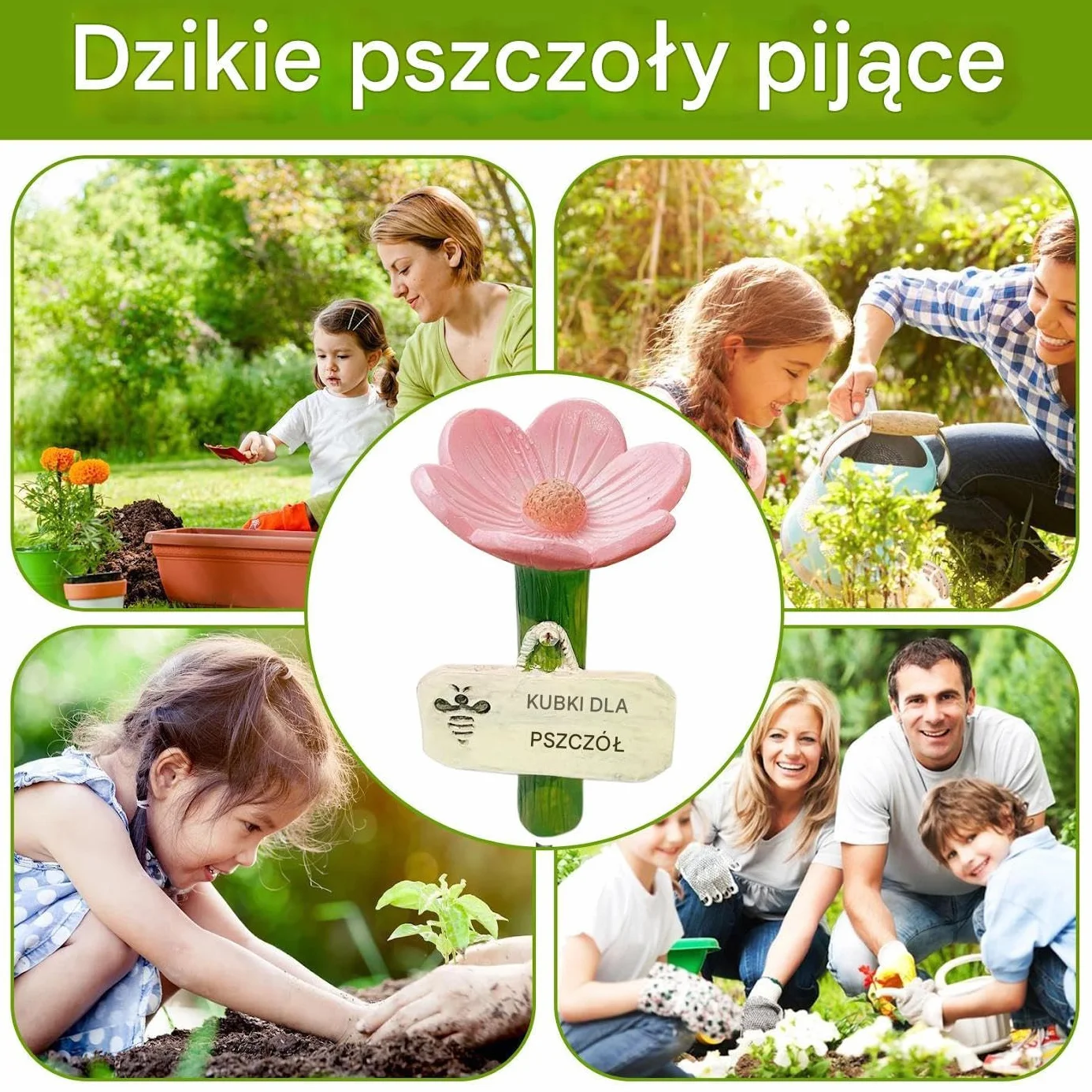 Butterfly Watering Station, Colorful Flower Shaped Bee Feeder Cups, 2.56x4.33 inches Convenient Portable Safe Drinking Station for Pollinators in Gardens Pathways and Driveways