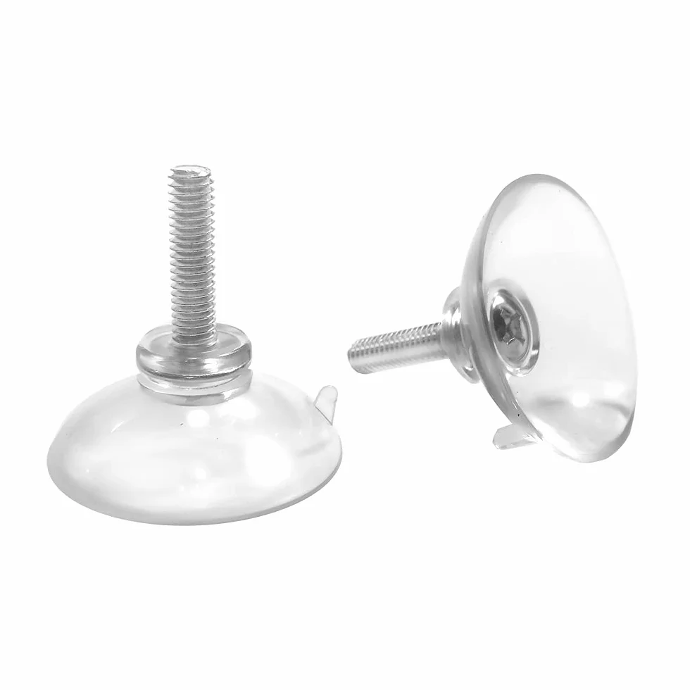 Przyssawka z nakrętką PCW M6 długa śruba 4,4 cm 6 szt. Lock NUT