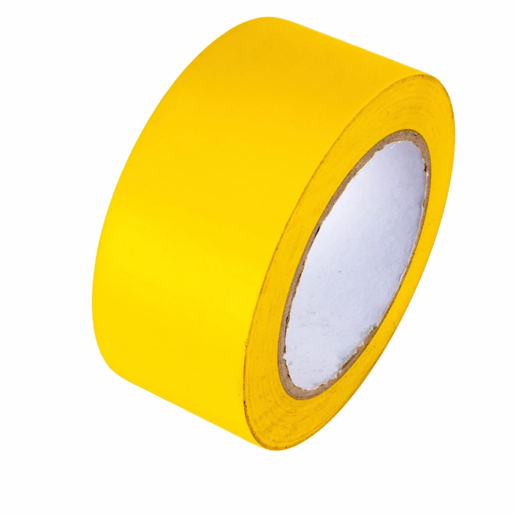 GTSE Taśma do oznaczania podłoża 50 mm x 33 m, żółta, grubość 0,15 mm – parkiety taneczne, studia fitness, magazyn – 1 rolka