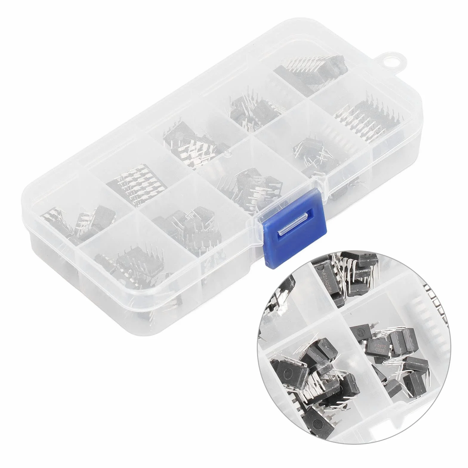 Zestaw 85-elementowy IC NE555 LM324 LM393 UA741 ULN2803 LM358 LM386 NE5532 ULN2003 PC817