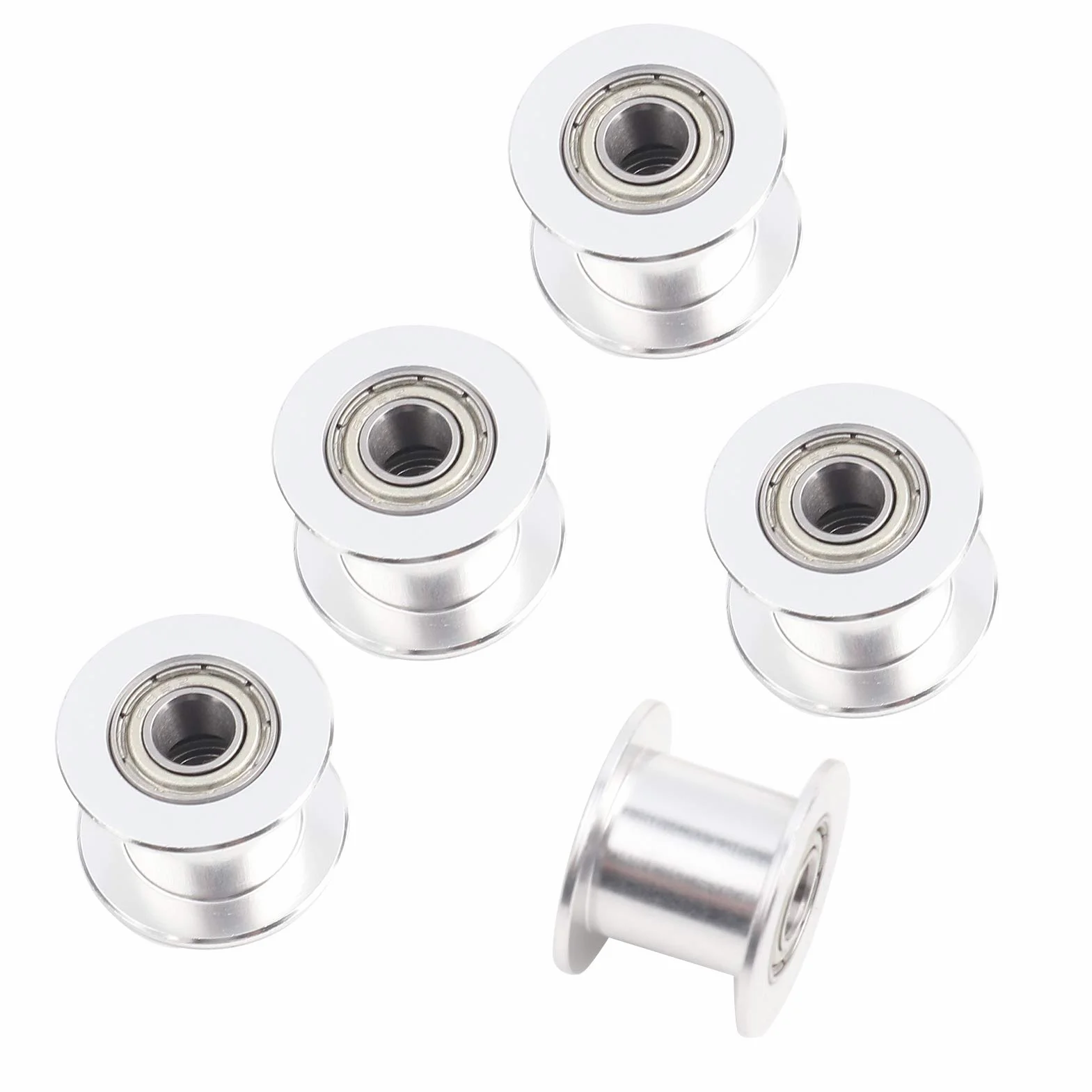 5 sztuk 2GT 20 zębów pasek rozrządu koło pasowe luźne szerokość paska 10MM 5mm otwór bez zębów do drukarki 3D