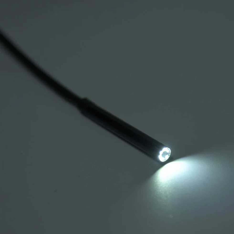 Y102 USB Kopflupe IP67 Wasserdichtes USB Endoskop 3 w 1 5,5 mm Endoskop 6LED Objektiv 5M Endoskopkabel Inspektionskamera Ersatzzubehör