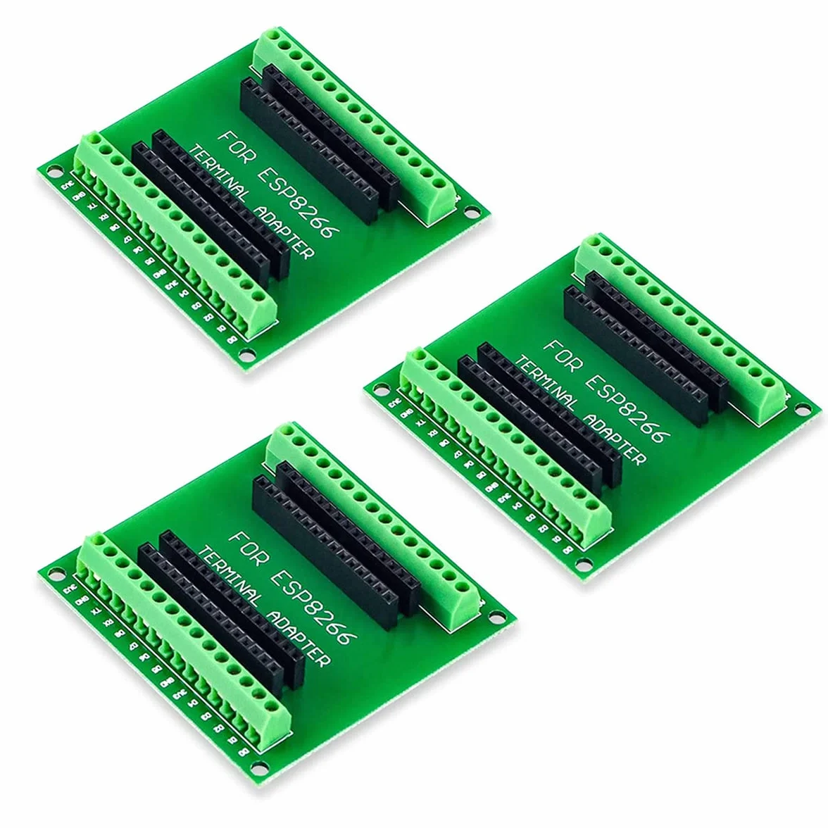 Hailege 3pcs ESP8266 NodeMCU GPIO Board Pin Out IO Out 1 into 2 for ESP8266 ESP-12E NodeMCU Development Board