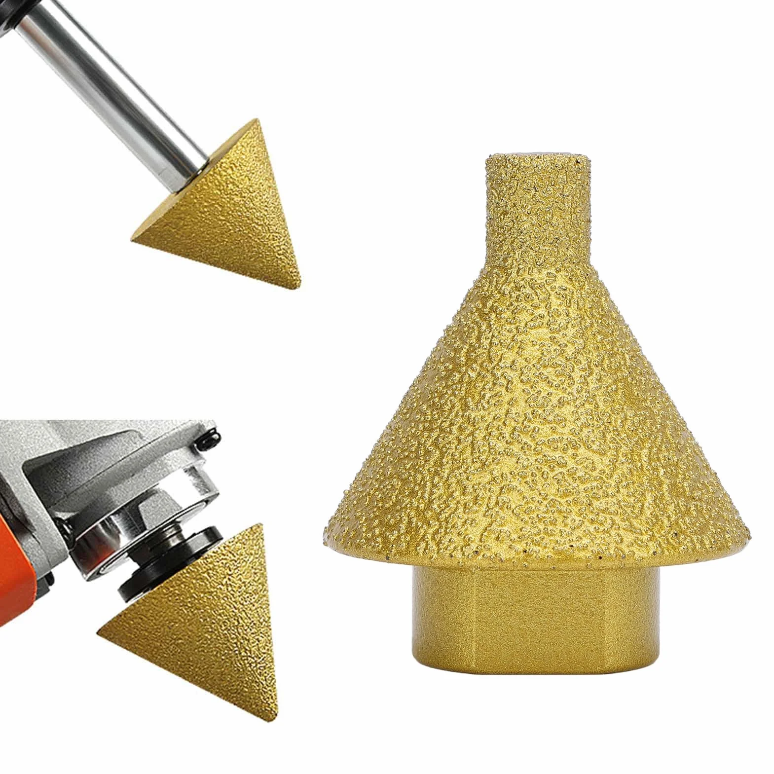 Diamond Beveling Bit Angle Grinder Cone Bit 38mm M14 for Marble Tile Quartz