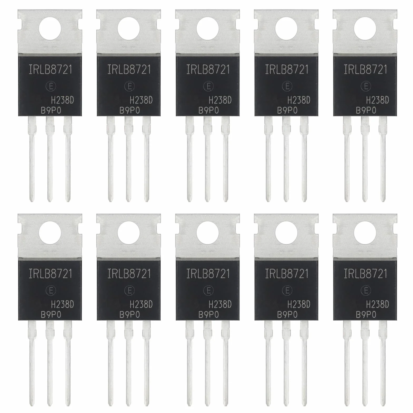 10 sztuk IRLB8721 IRLB8721N IRLB8721PBF tranzystory MOSFET wydajność produkty półprzewodnikowe 30 V 62 A N-kanał tranzystor Mosfet 30 V 62 A TO-220