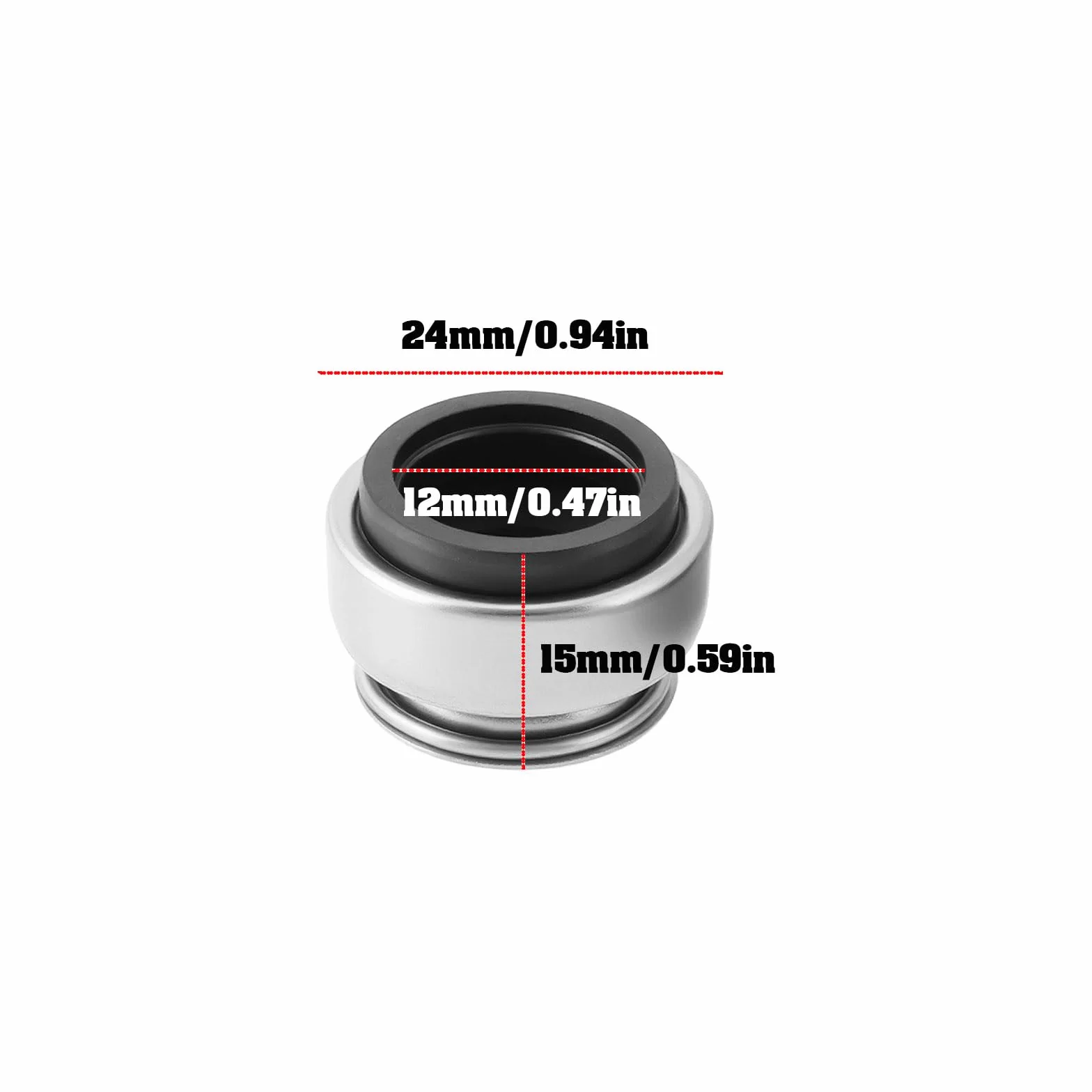 Uszczelnienie mechaniczne pompy wodnej do pompy o średnicy wału 12 mm 24 x 15 x 12 mm