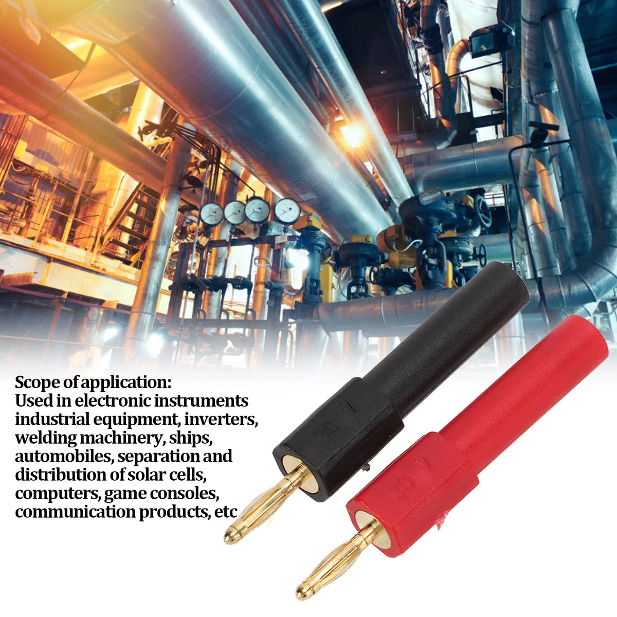5 Zestaw PrzejśCióWka Bananowa 2mm MęSki na 4mm żeńSki Czerwony Czarny złąCze Bananowe PA MosiężNe Akcesoria do SprzęTu Elektronicznego