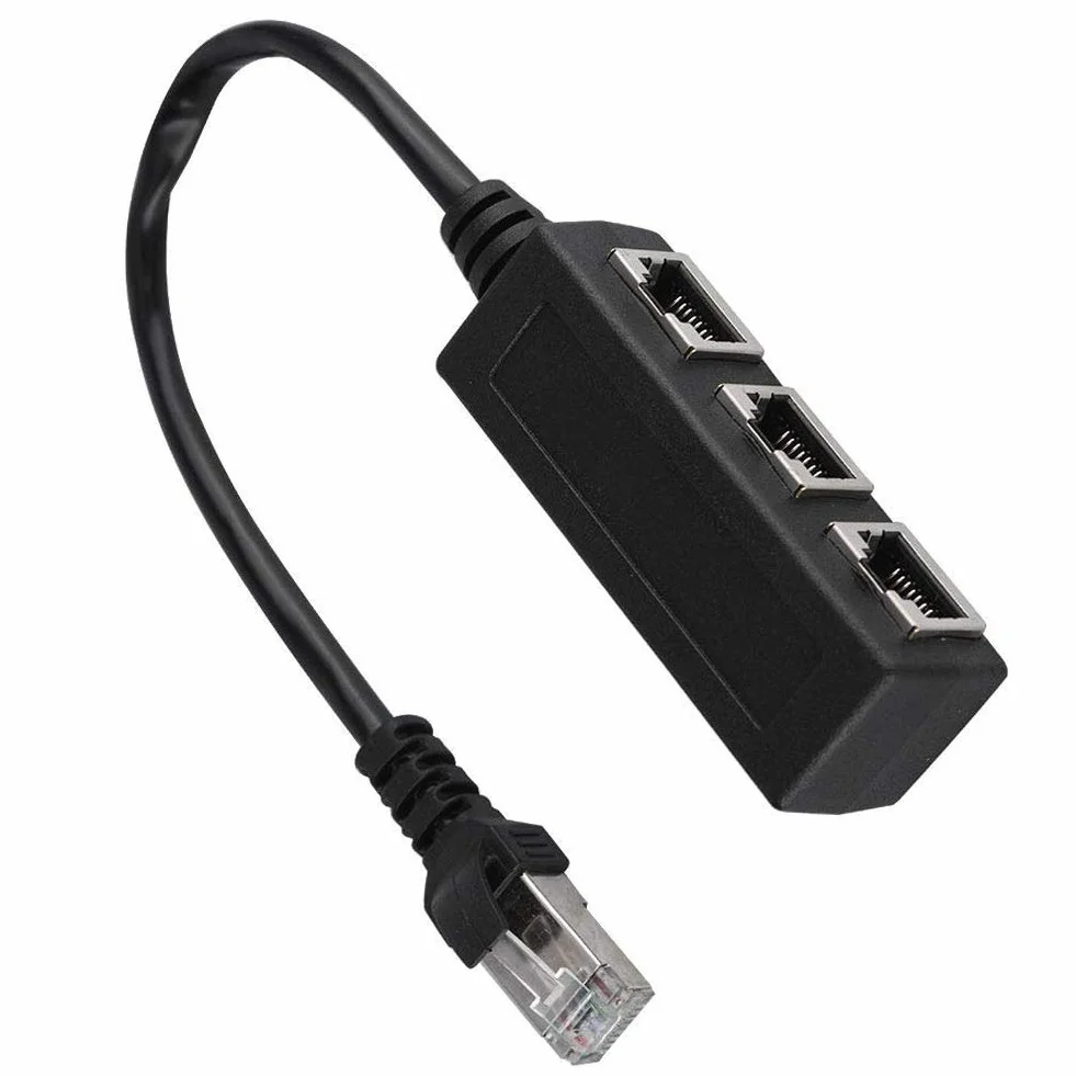 Adapter Ethernet, rozdzielacz sieciowy rozdzielacz sieci Ethernet, adapter sieciowy Plug and Play dla routera TV BOX