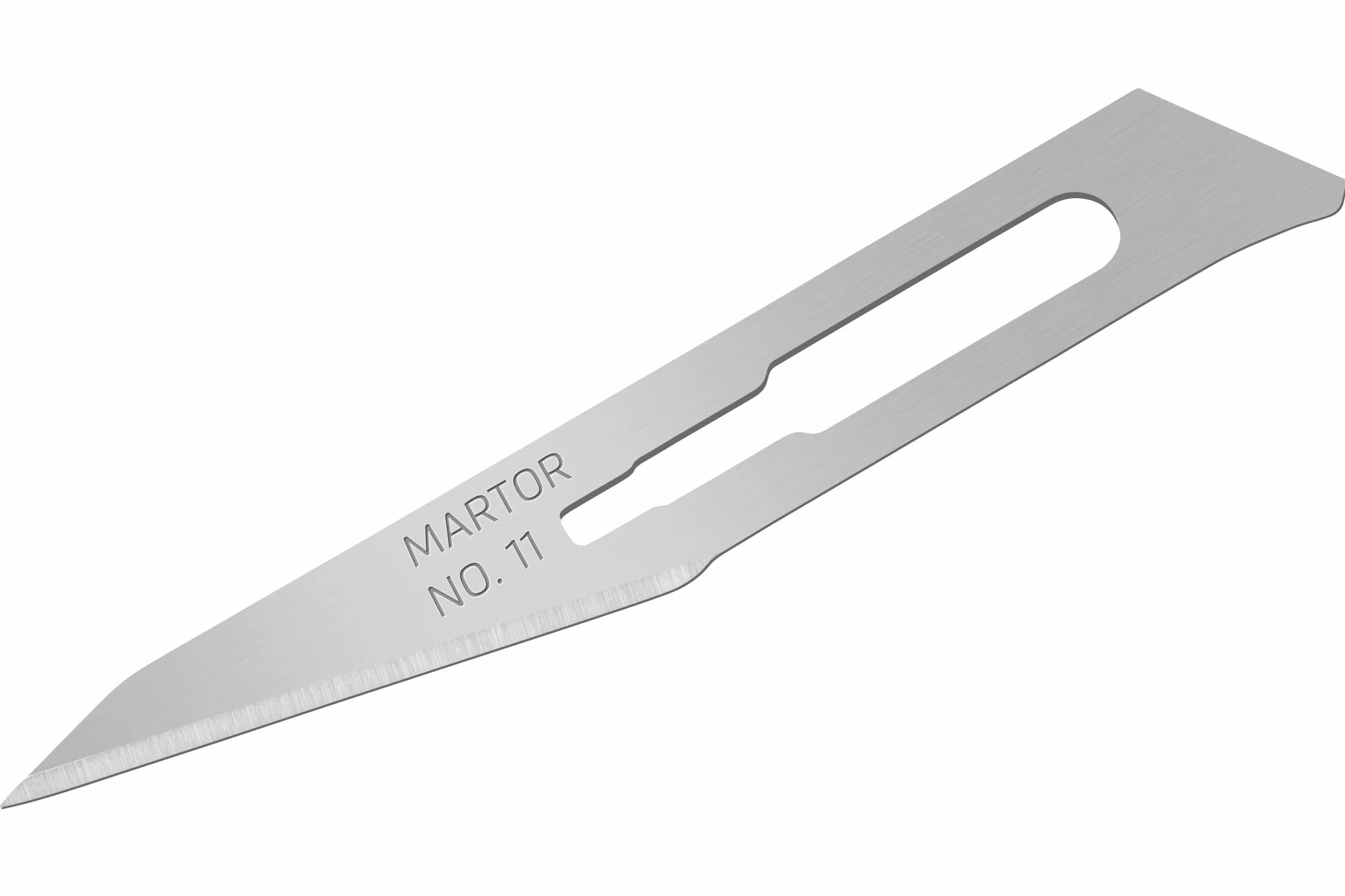 MARTOR 10 x OSTRZE SKALPELA, ostrza zamienne do noża graficznego, noża rzemieślniczego, gratownika, 5,9 mm, ostre, jednorazowego użytku, NR 11