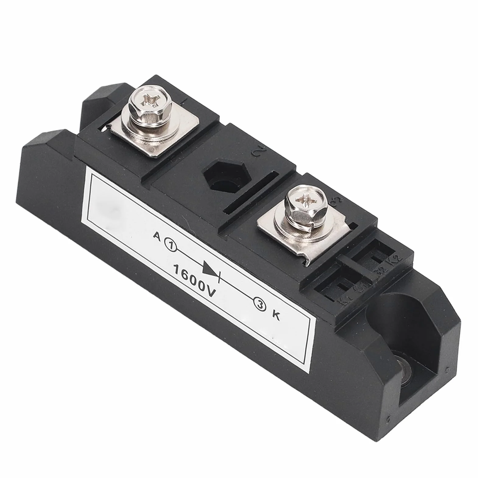 Mostek Prostowniczy 3-Fazowy 110A 1600V, Moduł Mocy Diodowej z 2 Zaciskami, Mostek Prostowniczy Przemysłowy, MD110A