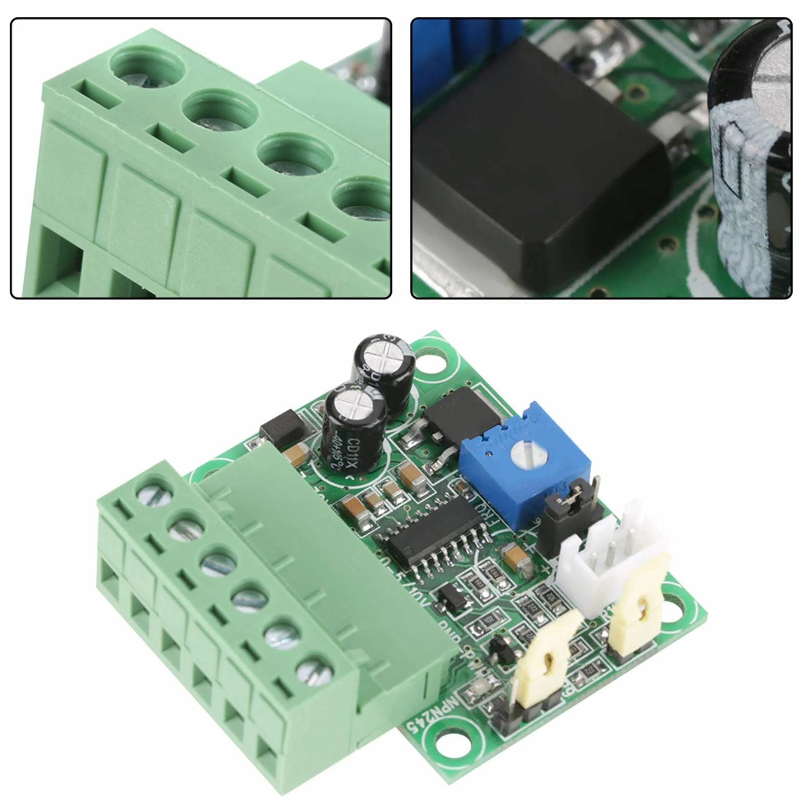 Konwerter Napięcia PWM 0-10 V, Moduł Sygnału Wejścia Analogowego, Wyjście PWM 2-20 kHz, PNP/NPN 5-24 V