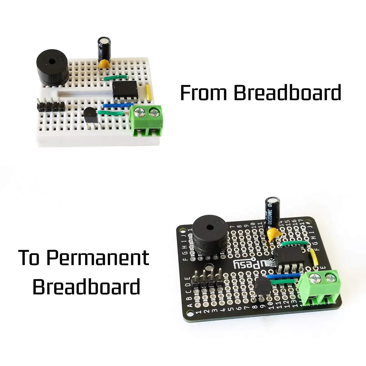 10 x Prototype Board, Lötbares Breadboard, Doppelseitig PCB Circuit Board (Platinen set, Leiterplatte, Lochrasterplatte Kit, Stripboard, Protoboard) for solder Arduino & DIY elektronik Projekt