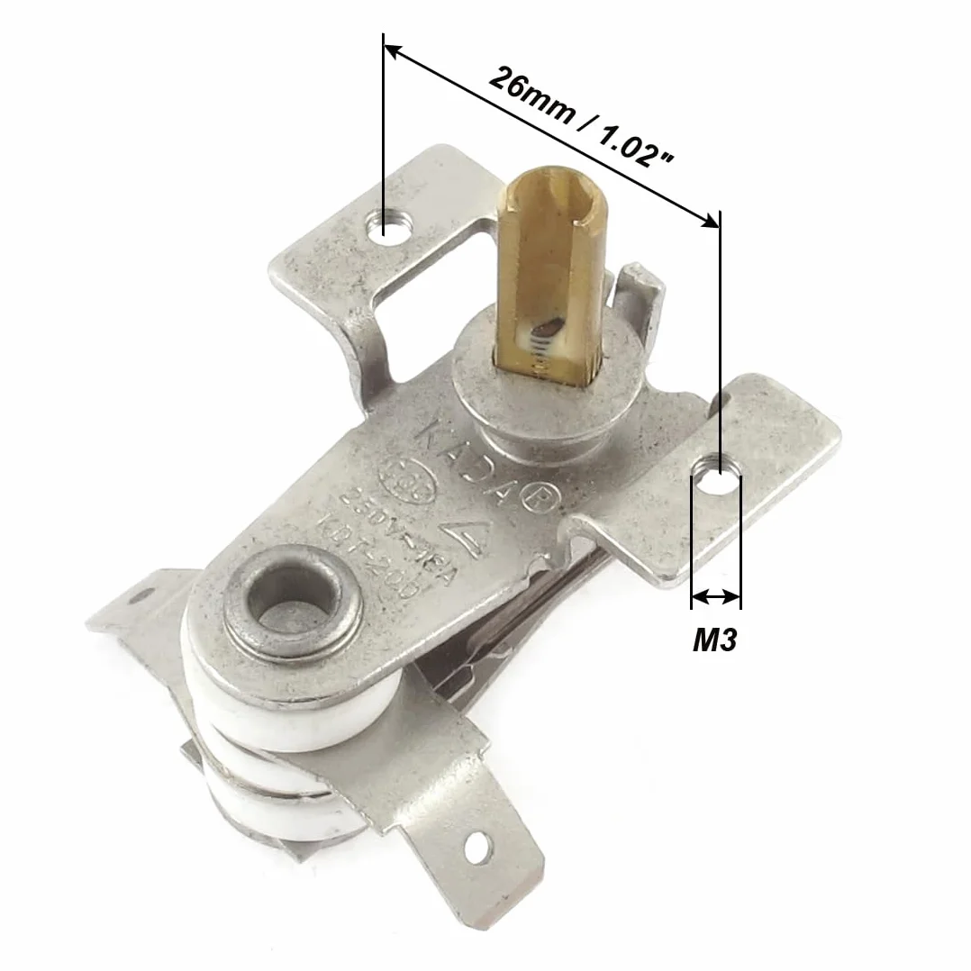 sourcingmap AC 250 V 16 A 70 C bimetaliczny regulowany termostat temperatury