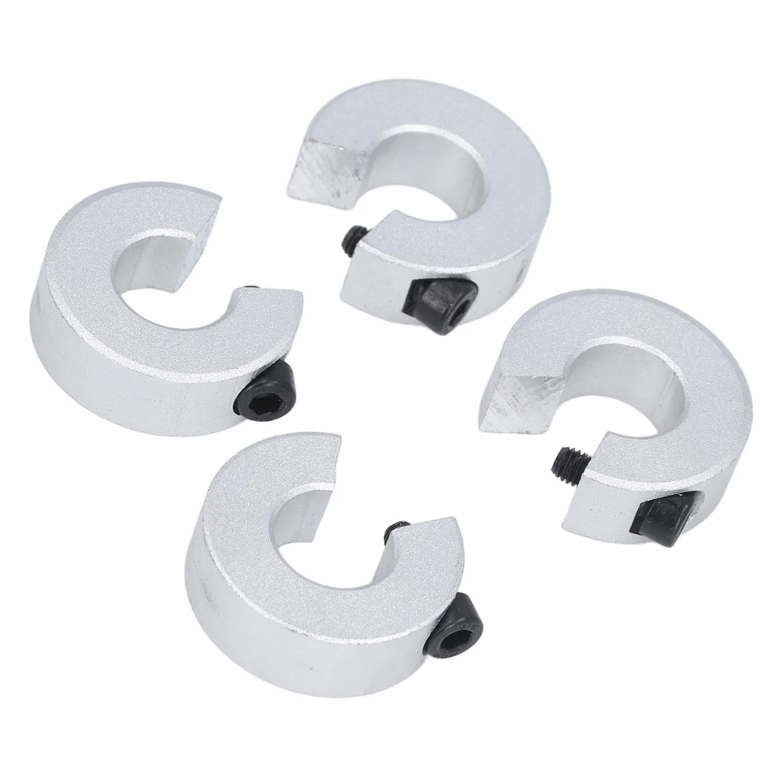 Liniowe Kołnierze Zatrzymujące Szyny SBR20 Aluminium 10mm 4 szt. Pierścieni Mocujących