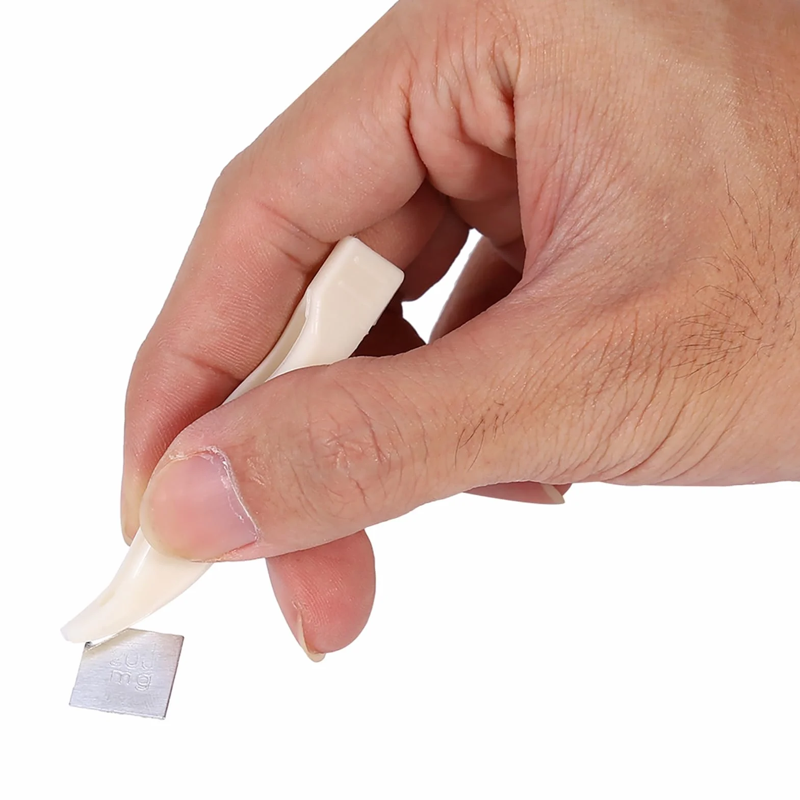 Zestaw odważników kalibracyjnych 17 sztuk 211.1 G 10 Mg-100 G Odważnik precyzyjny stal nr 45 z plastikowym etui i pincetą srebrny do wagi jubilerskiej laboratorium ogólne