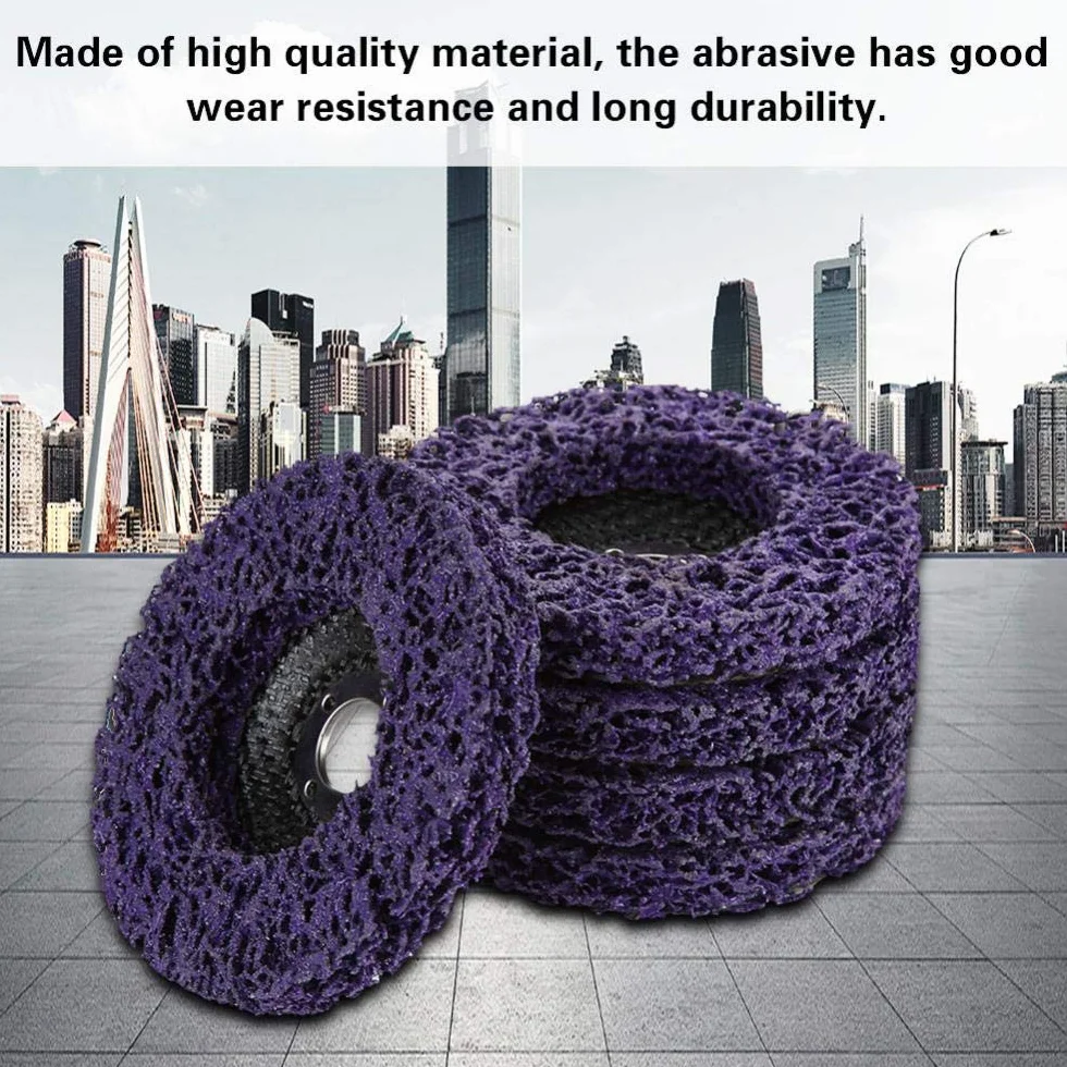 Tarcza czyszcząca Poly Strip 100 mm do usuwania rdzy, 5 sztuk