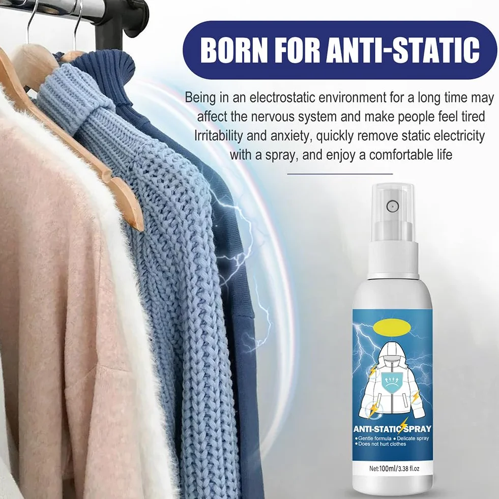 Spray antystatyczny do odzieży i tekstyliów 100 ml