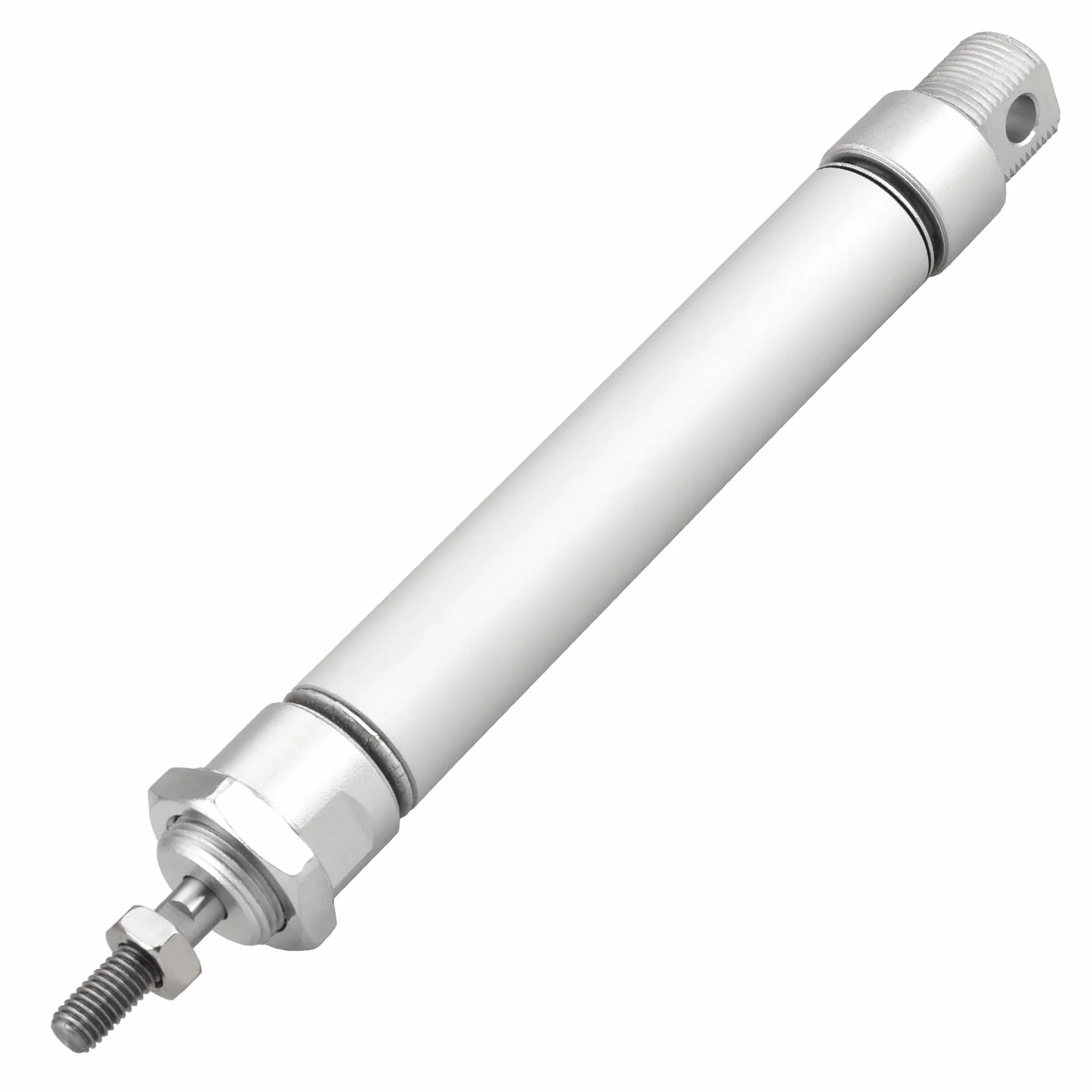 Heschen Smukły cylinder pneumatyczny MAL 20-100 otwór 20 mm skok 100 mm dwustronny PT1/8 cala metal 145 PSI