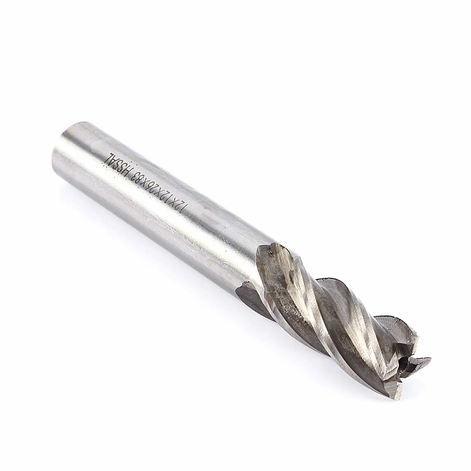 Frez 12mm Stal Szybkotnąca 4 Flet Prosty CNC Frezy Tiain Powlekane