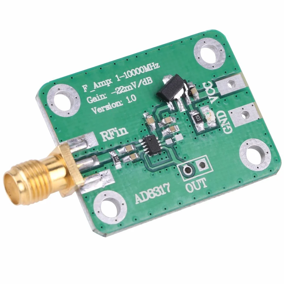 1M do 10000MHz AD8317 RF, Miernik Mocy RF AD8318 Miernik Mocy Sygnału Detektor Logarytmiczny Dynamiczne Sterowanie ALC AGC