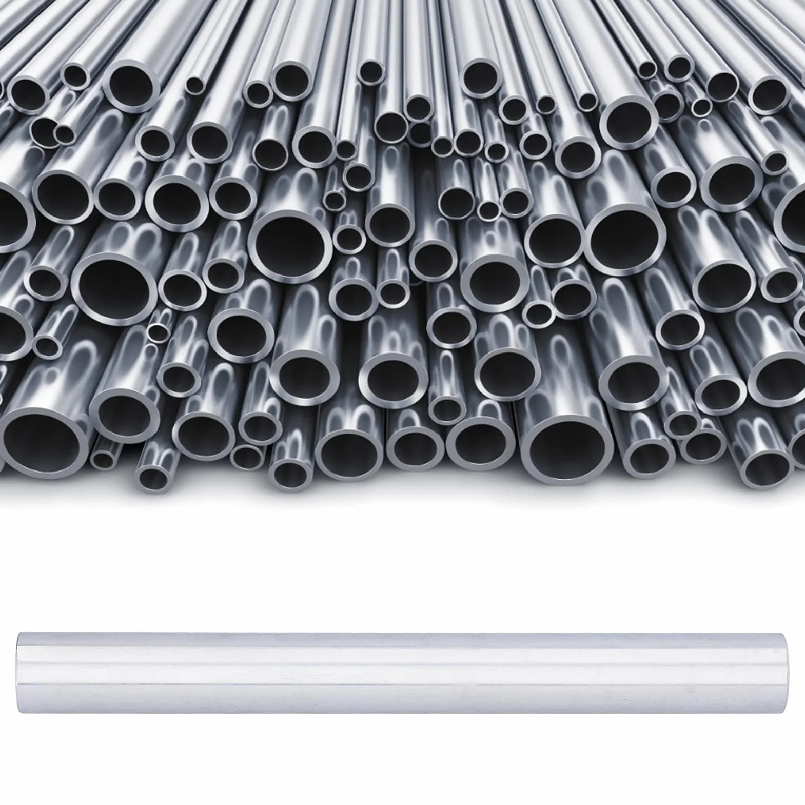 Rura aluminiowa okrągła 27 mm lekki drążony pręt do konstrukcji zewnętrznych