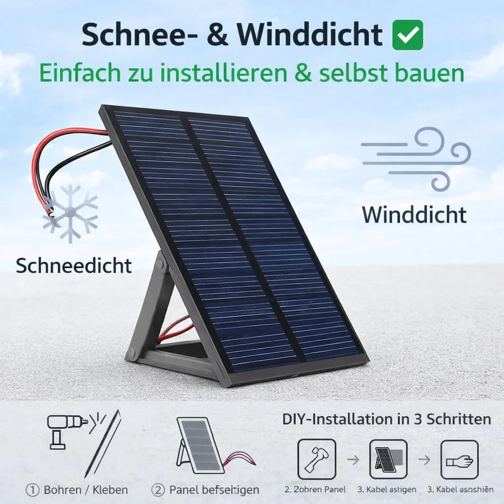 3 sztuki 1 W DC moduł solarny 6 V ogniwo słoneczne z polikrzemu Mini panel solarny, ładowarka solarna zewnętrzna Mini instalacja solarna z modułami z 30 cm kablem, ogniwo słoneczne 6 V panel solarny