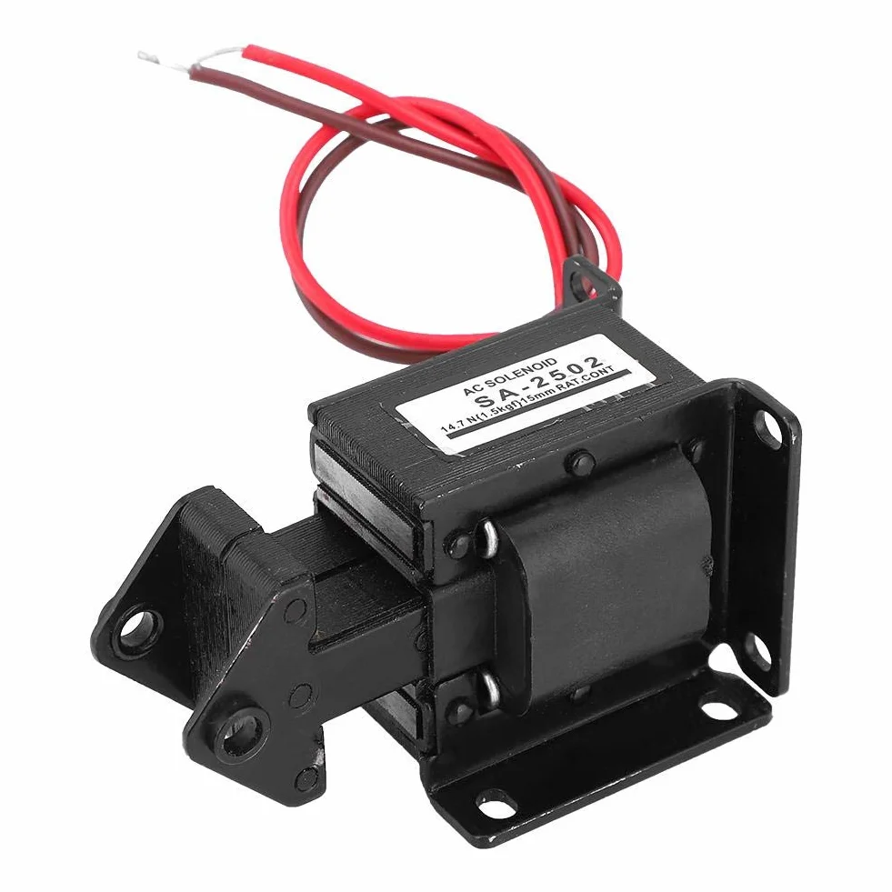 Elektromagnes AC 220 V 14,7 N 15 mm skok do automatyzacji przemysłowej