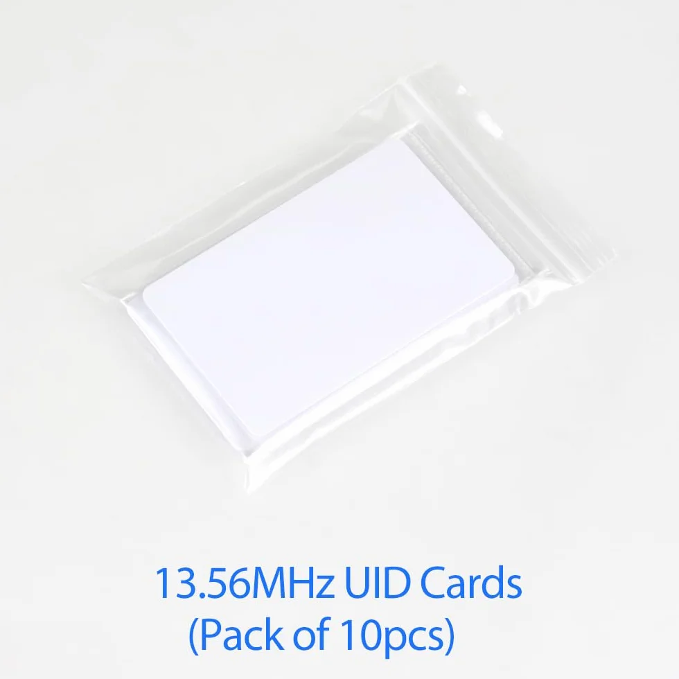 Pusta karta UID 13,56 MHz, programowalna karta RFID Mifare 1K z możliwością zmiany UID, karta kontroli dostępu z PCW do systemów bezpieczeństwa drzwi, członkostwa i klonowania (10)