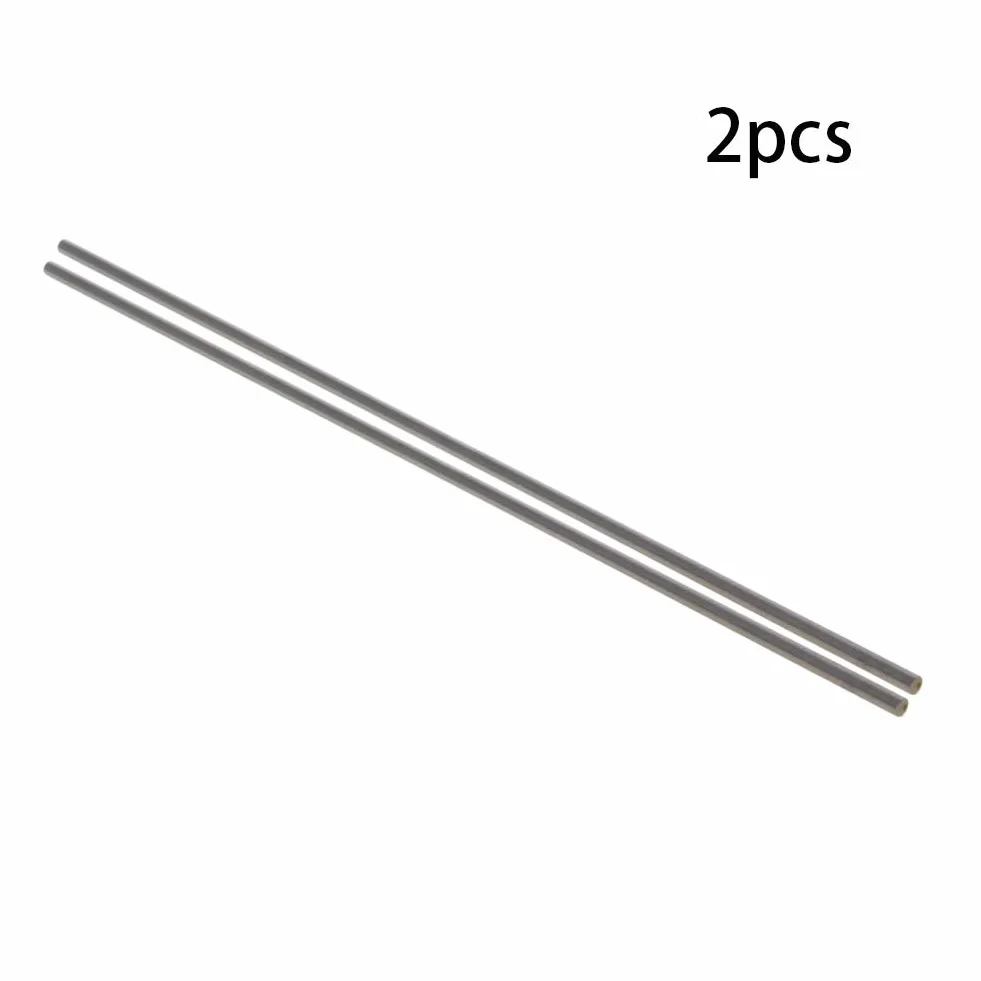 Utoolmart Okrągły pręt stalowy, 3 mm HSS tokarka narzędzie magazynowe 200 mm długość, do przekładni wału tokarki wytaczanie maszyna toczenie miniaturowa oś, cylindryczne sworzeń DIY narzędzie rzemieślnicze 2 szt.