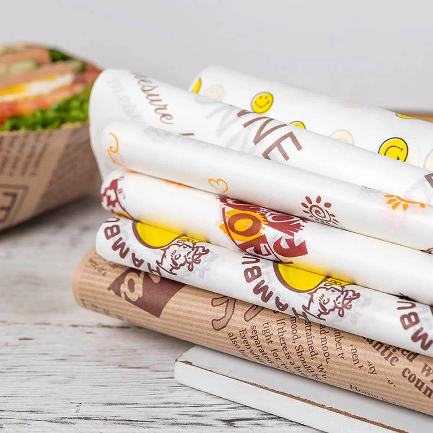 Papier do Pakowania Sera Wodoodporny Olejoodporny 100 Arkuszy