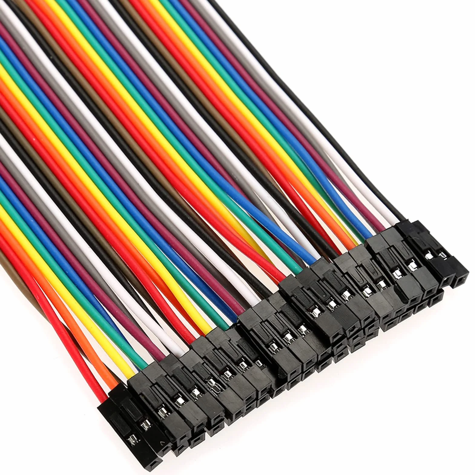 5 sztuk Kolorowe 10 cm Zestaw przewodów zworkowych do deski do pieczywa 40pin M do F Kabel taśmowy do /DIY/ 2 3 / Robot Kabel taśmowy Ki