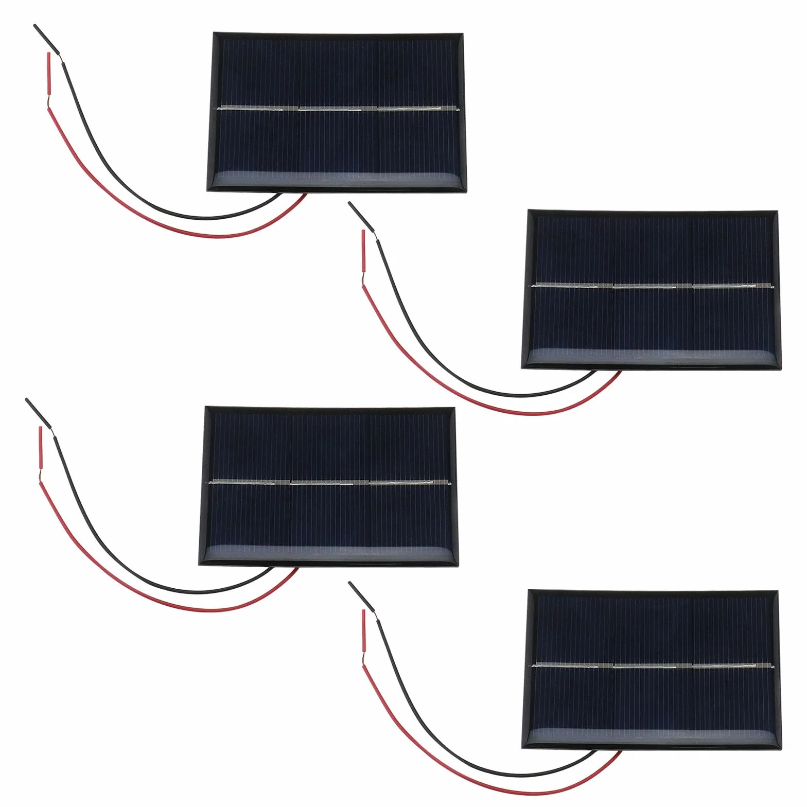 Miniaturowe panele fotowoltaiczne 60 x 80 mm, 1,5 V, 0,65 W, miniaturowe panele słoneczne, ogniwa fotowoltaiczne, zabawki solarne do energii słonecznej, DIY, projekty naukowe