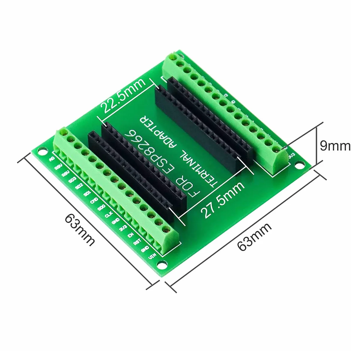 Hailege 3pcs ESP8266 NodeMCU GPIO Board Pin Out IO Out 1 into 2 for ESP8266 ESP-12E NodeMCU Development Board