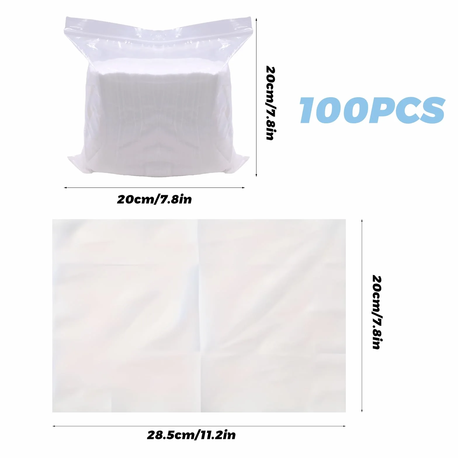 Jednorazowe ściereczki do zamiatania na sucho 100 szt. kompatybilne z Speedmop 19 x 15 x 9 cm