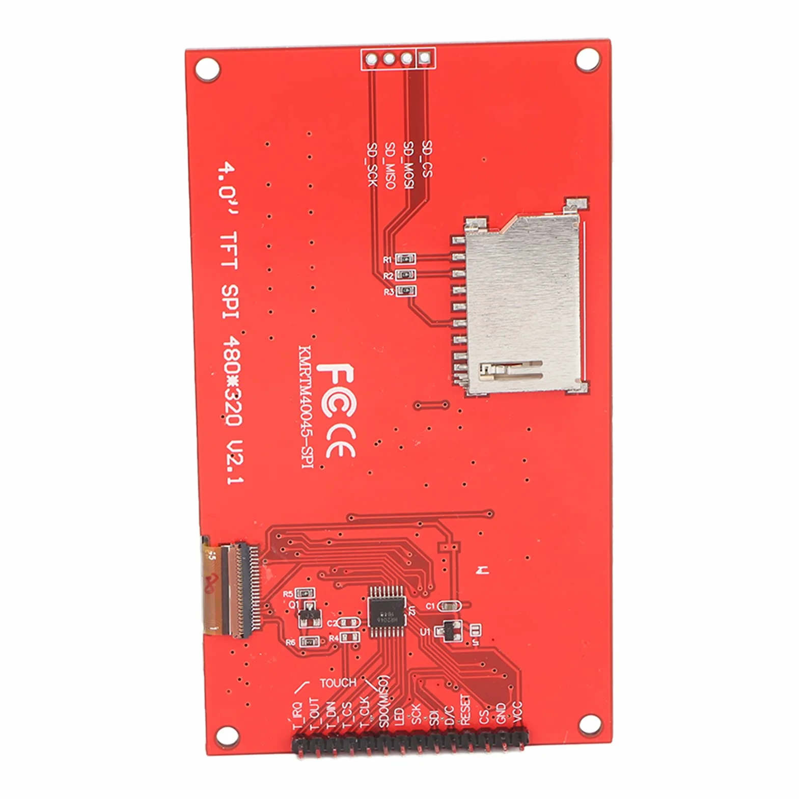 4-calowy moduł Ekranu LCD, Sterownik ILI9488 480x320 Pikseli Moduł Wyświetlacza LCD TFT, Ekran Dotykowy LCD TFT Moduł Wyświetlacza Tarczy SPI Serial ILI9488 z Piórem Dotykowym