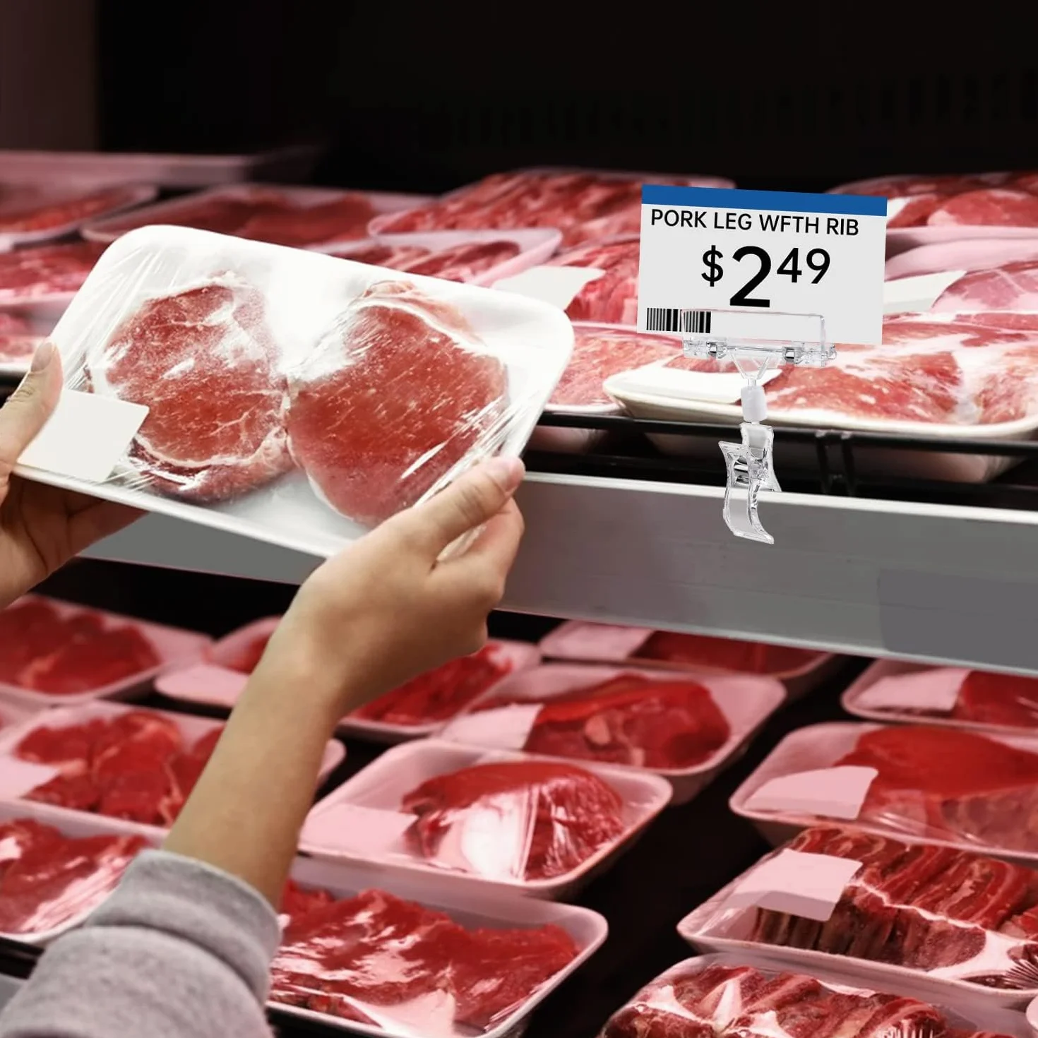 15 sztuk obrotowych uchwytów na tabliczki, z tworzywa sztucznego, obrotowe, do supermarketów, do biura domowego, na karty stołowe