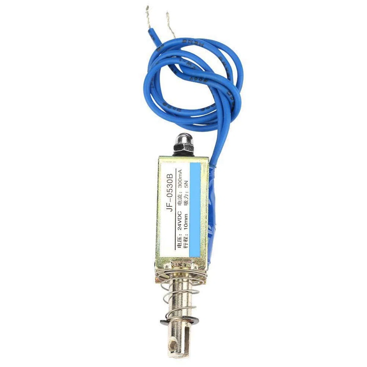 DC 6/12/24V 5N Push Pull typu otwartej ramie Elektromagnes elektromagnesu ruch liniowy, 300mA 10mm(24V)