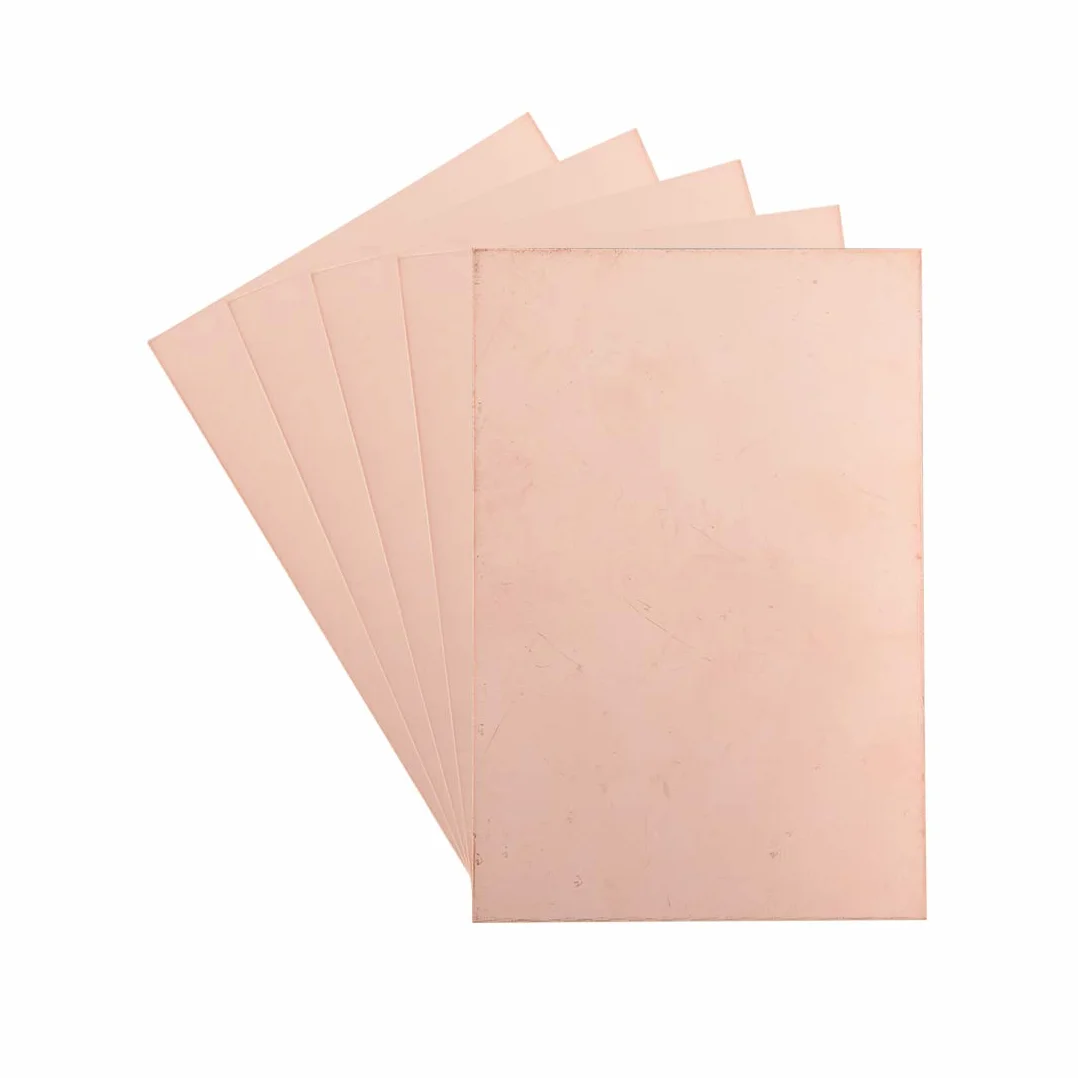 sourcing map 5 szt. obustronnie laminowana miedzią laminat PCB panel FR4 150 x 100 mm 5,91 x 3,94 cala grubość 1,5 mm DIY prototyp PCB tablica tabliczka z nazwiskiem