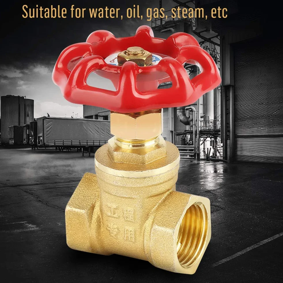 Zawór Zasuwowy Dn15 Mosiężny G1/2 232Psi Zasuwa do Wody Oleju Gazu