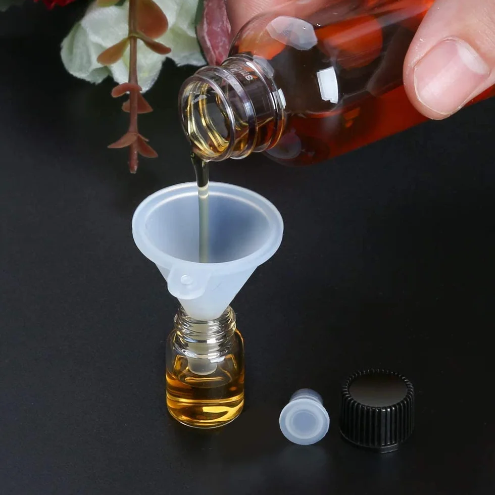 36 małych pojemników na olejki eteryczne, szklana butelka 2 ml, przezroczyste próbki puste, małe szklane słoiki na próbki do oleju, perfum, aromaterapii