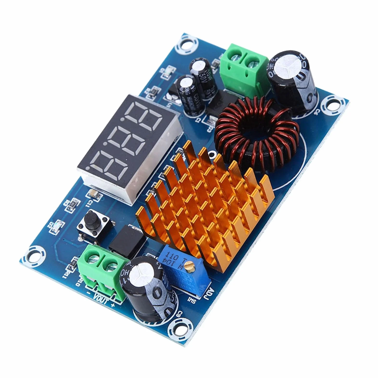 Moduł Step Up, Konwerter Doładowania DC na DC Moduł Doładowania Boost 3-35V do 5V-45V Moduł Zasilania Moduł Zasilania Moduł Zasilania, Przetwornice Mocy