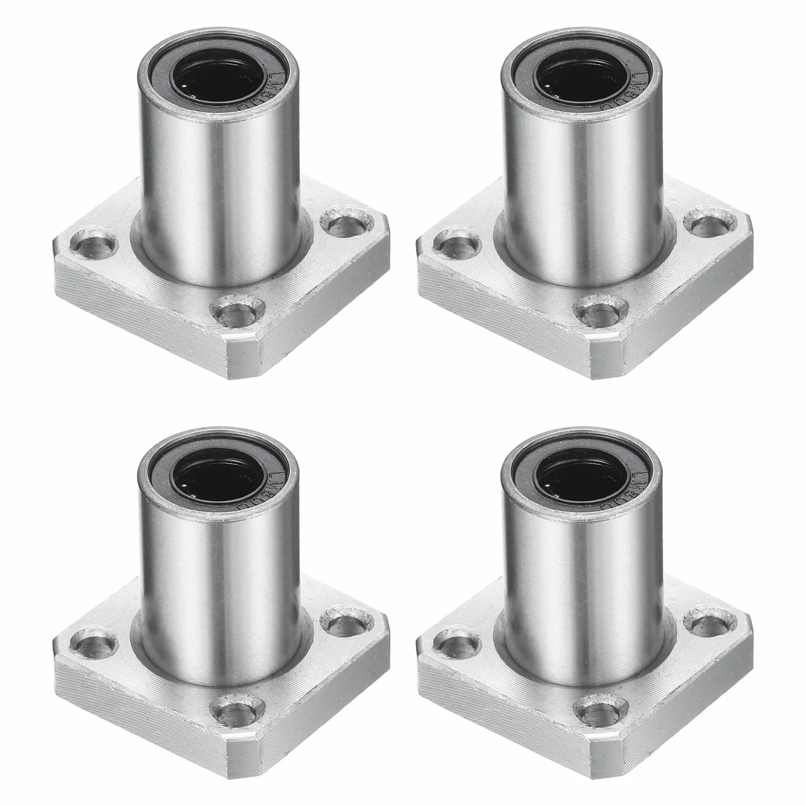 QUARKZMAN LMK8UU liniowe łożysko kulkowe 8 mm otwór 15 mm OD 24 mm długość kwadratowy kołnierz stalowa klatka do maszyny CNC drukarki 3D